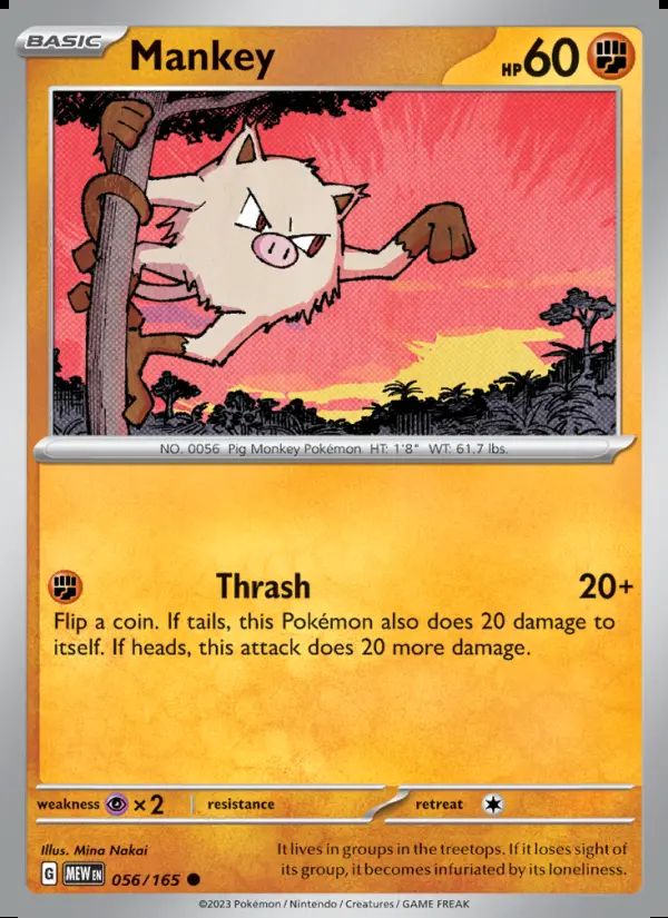 Image of the card Mankey