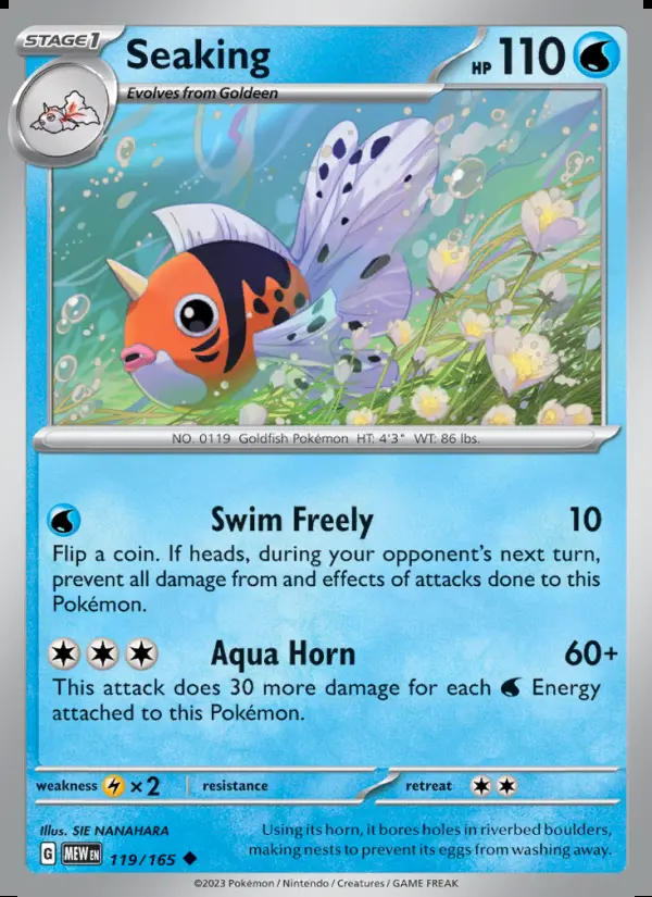 Image of the card Seaking