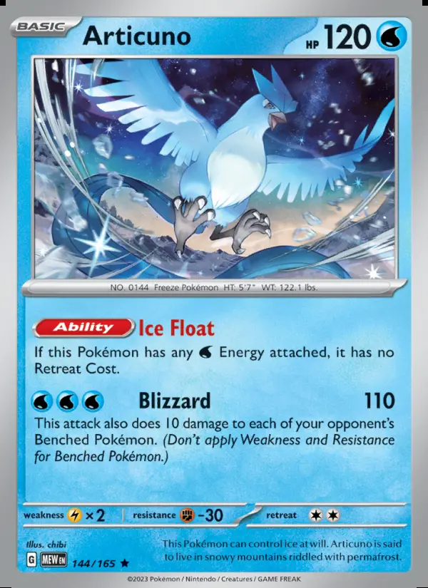 Image of the card Articuno