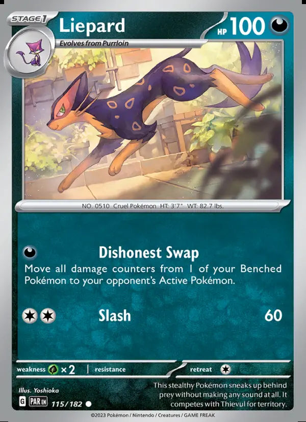 Image of the card Liepard