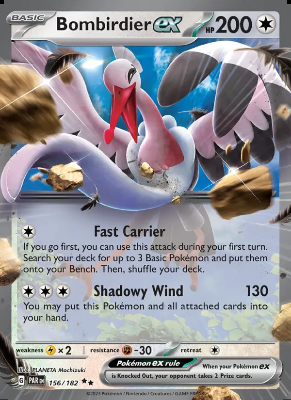 Image of the card Bombirdier ex