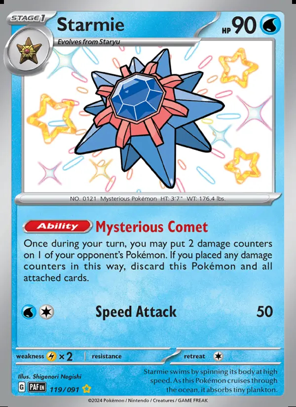 Image of the card Starmie