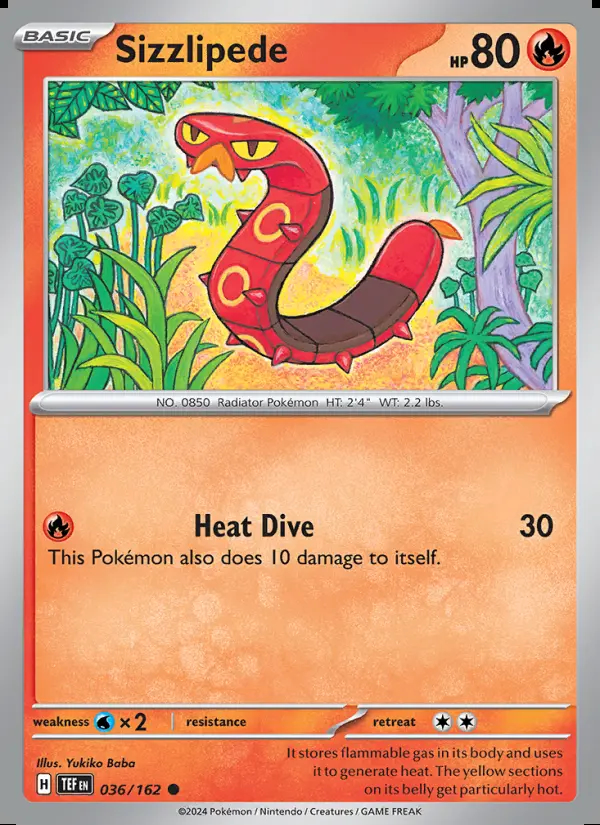 Image of the card Sizzlipede