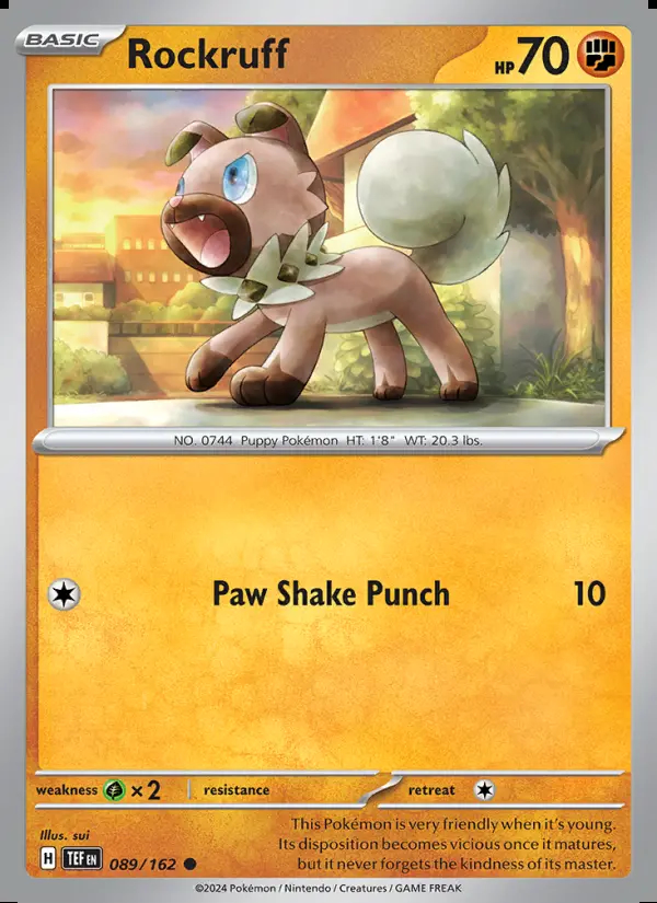 Image of the card Rockruff
