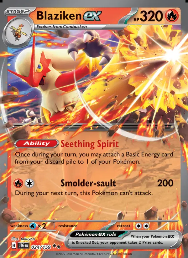 Image of the card Blaziken ex