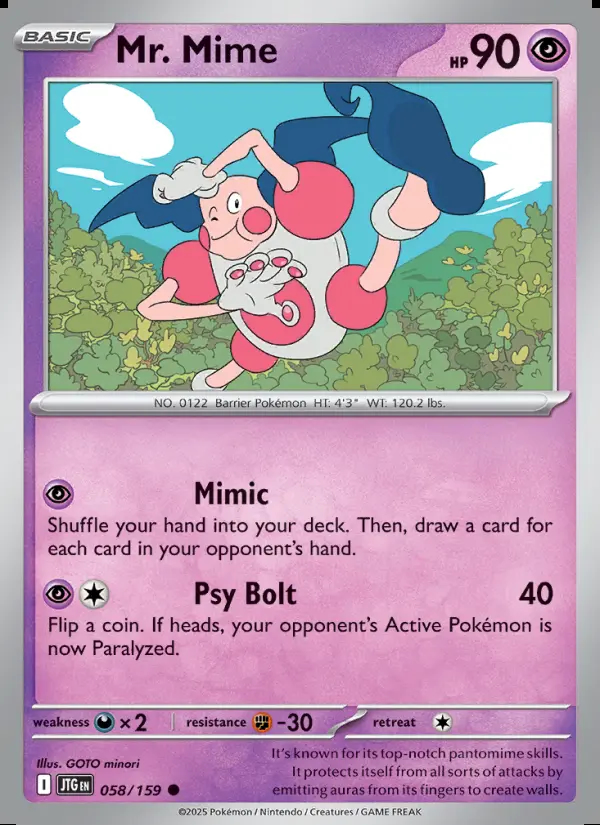 Image of the card Mr. Mime