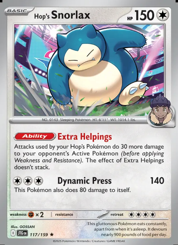 Image of the card Hop's Snorlax