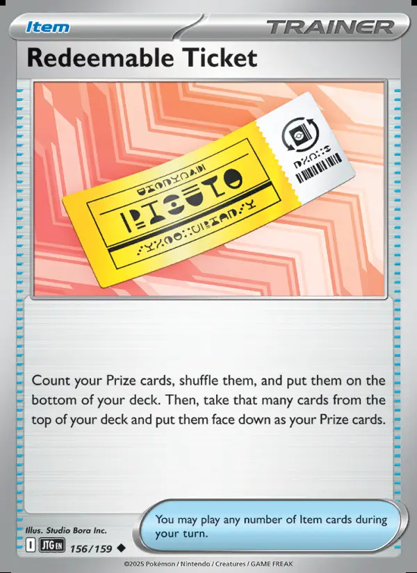 Image of the card Redeemable Ticket
