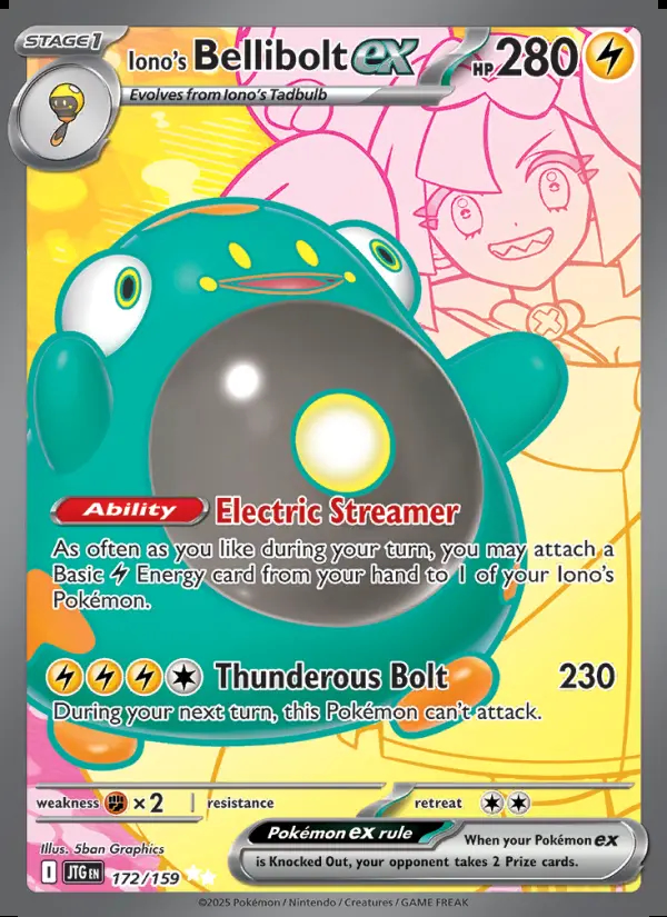 Image of the card Iono's Bellibolt ex