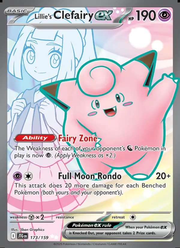 Image of the card Lillie's Clefairy ex