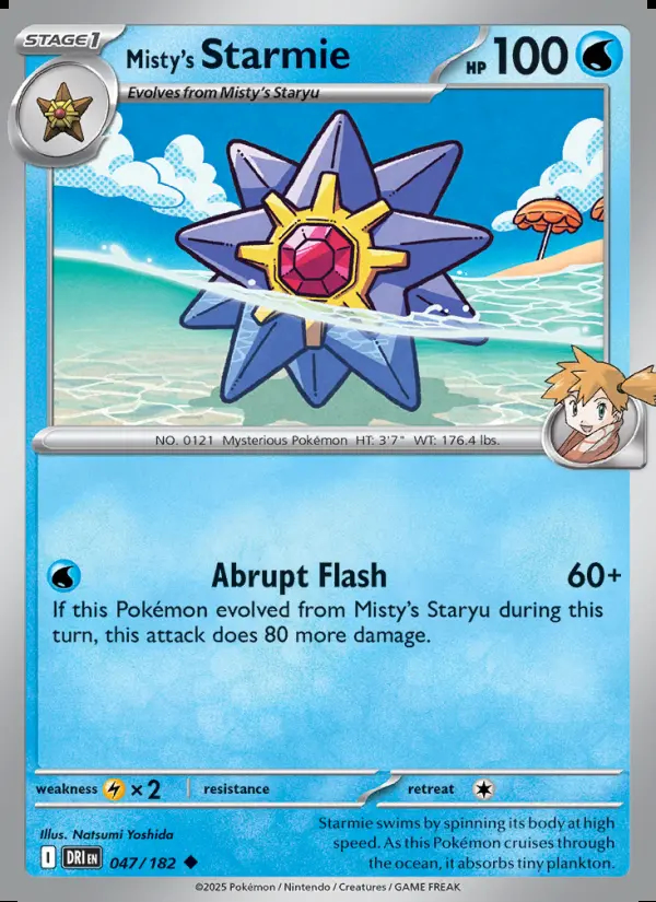 Image of the card Misty's Starmie