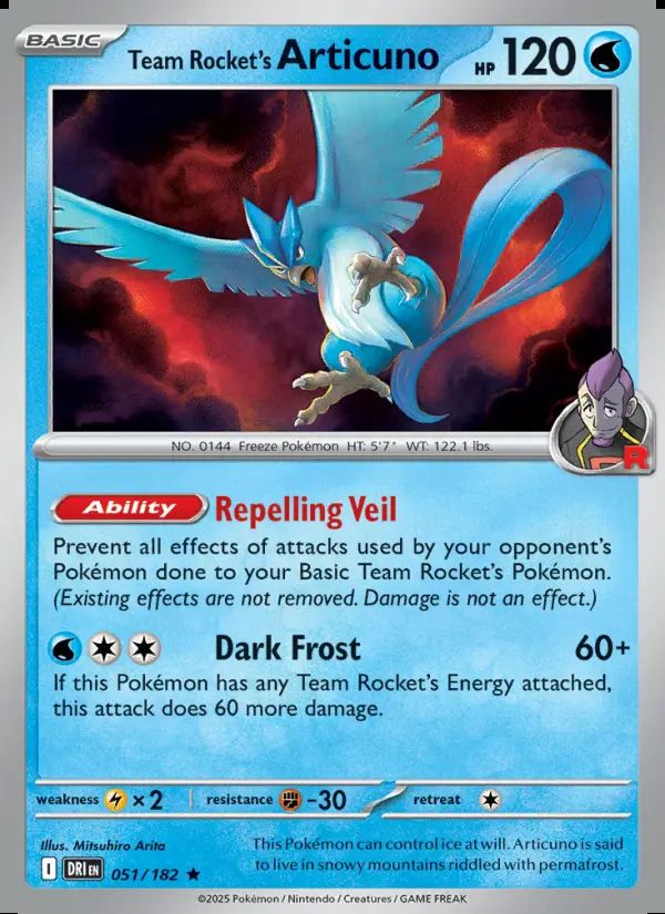Image of the card Team Rocket's Articuno
