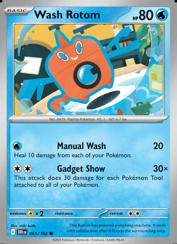 Image of the card Wash Rotom