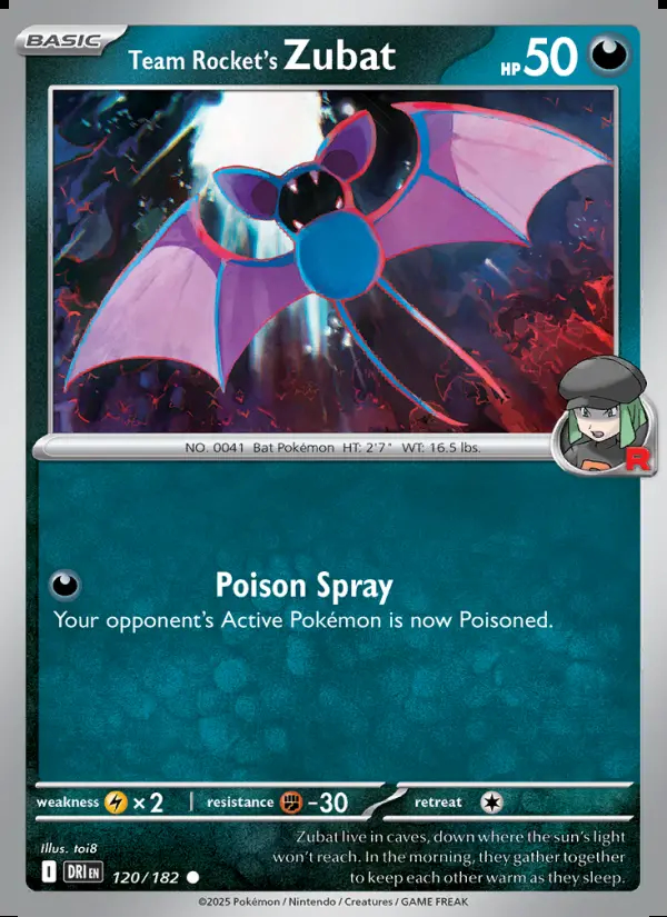 Image of the card Team Rocket's Zubat