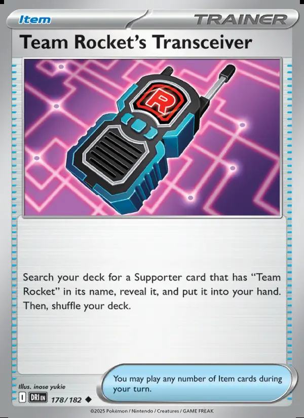 Image of the card Team Rocket's Transceiver