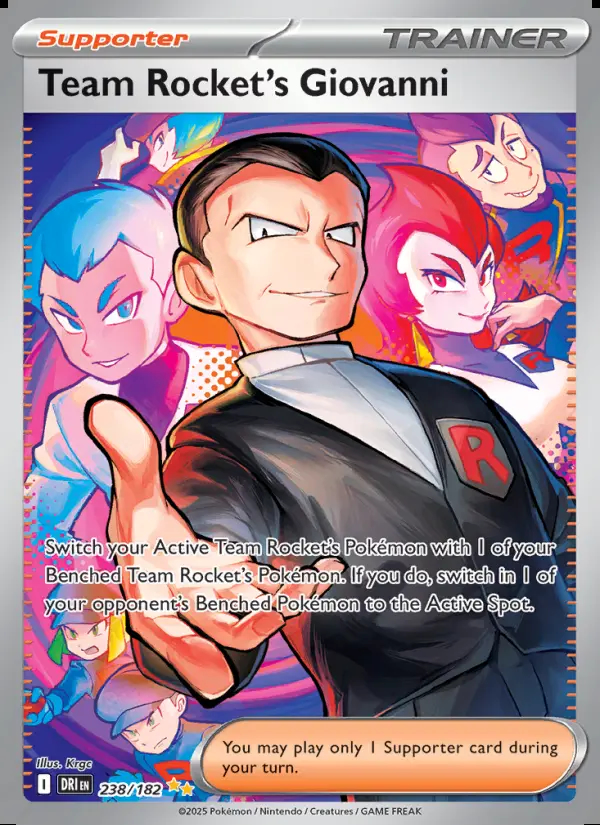Image of the card Team Rocket's Giovanni