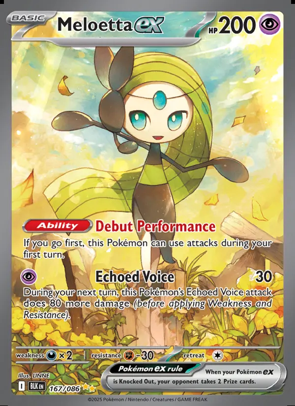 Image of the card Meloetta ex