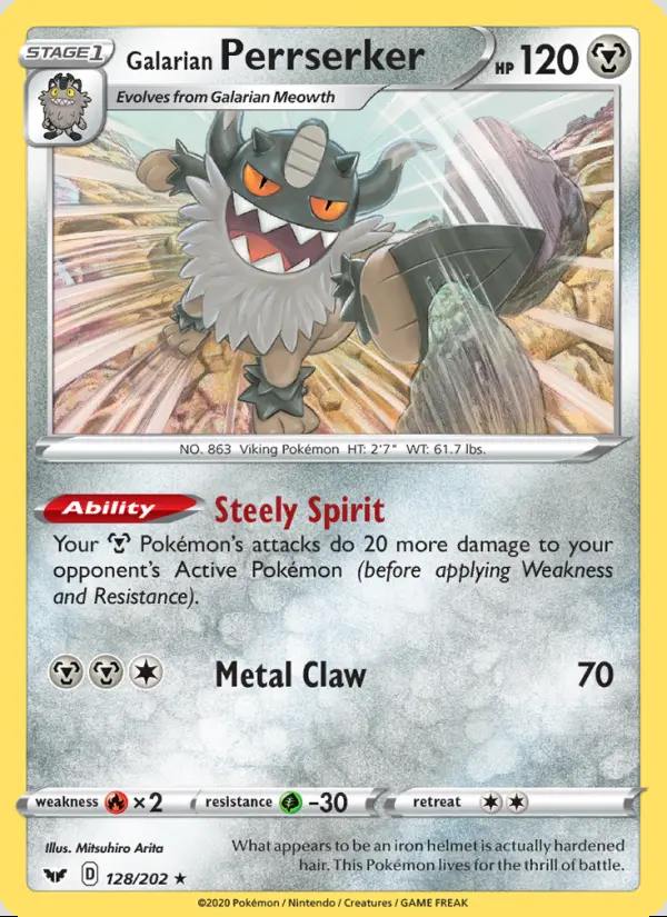 Image of the card Galarian Perrserker
