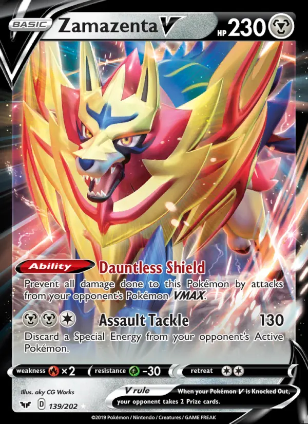 Image of the card Zamazenta V