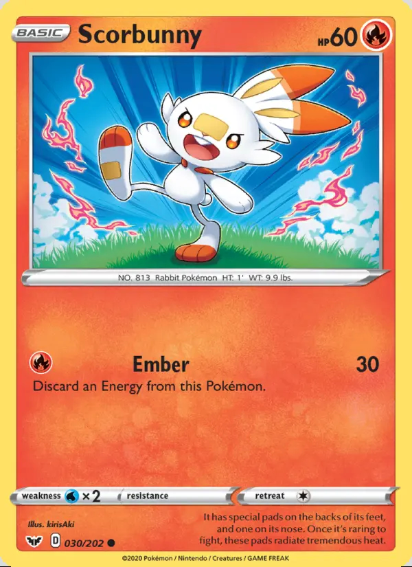 Image of the card Scorbunny