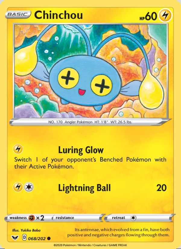 Image of the card Chinchou
