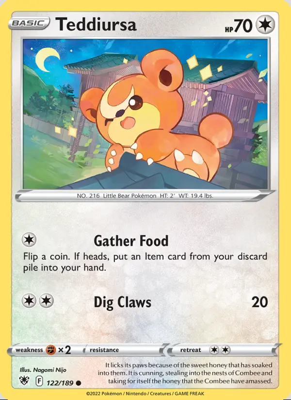 Image of the card Teddiursa