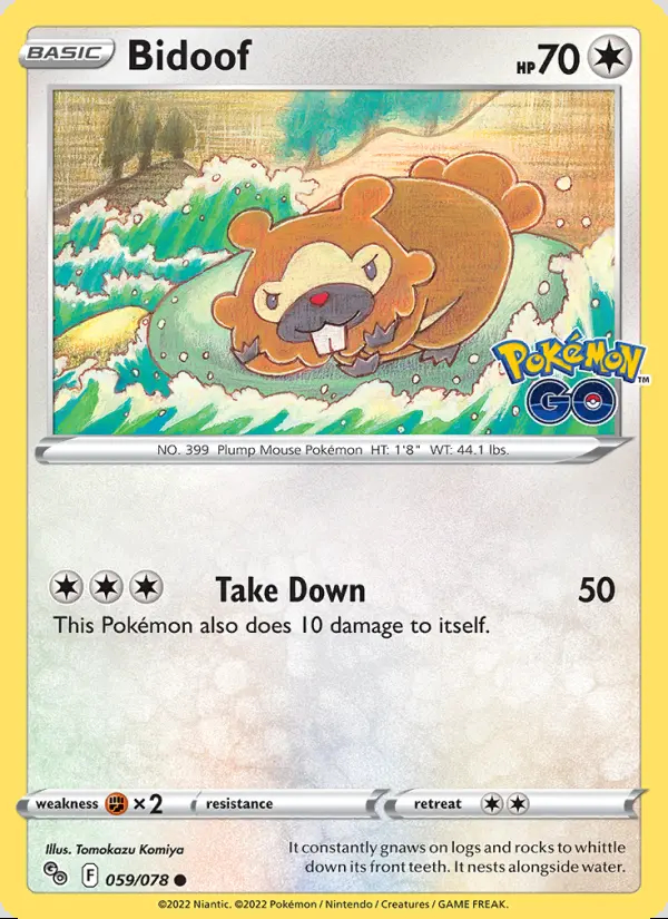 Image of the card Bidoof