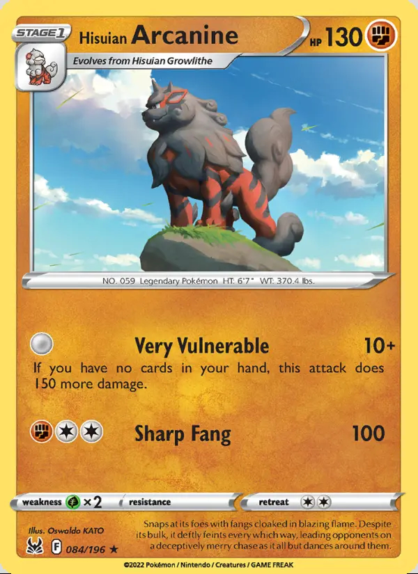 Image of the card Hisuian Arcanine