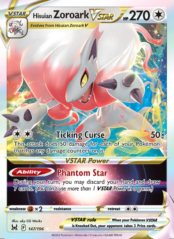 Image of the card Hisuian Zoroark VSTAR
