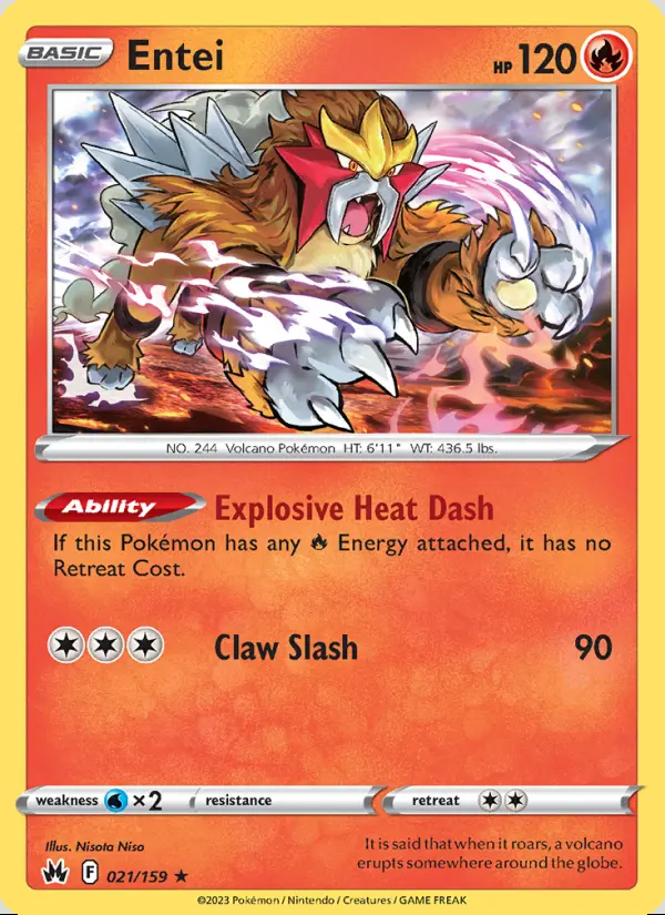 Image of the card Entei