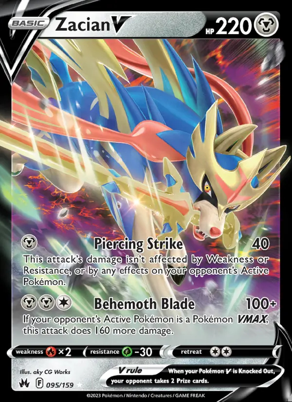 Image of the card Zacian V