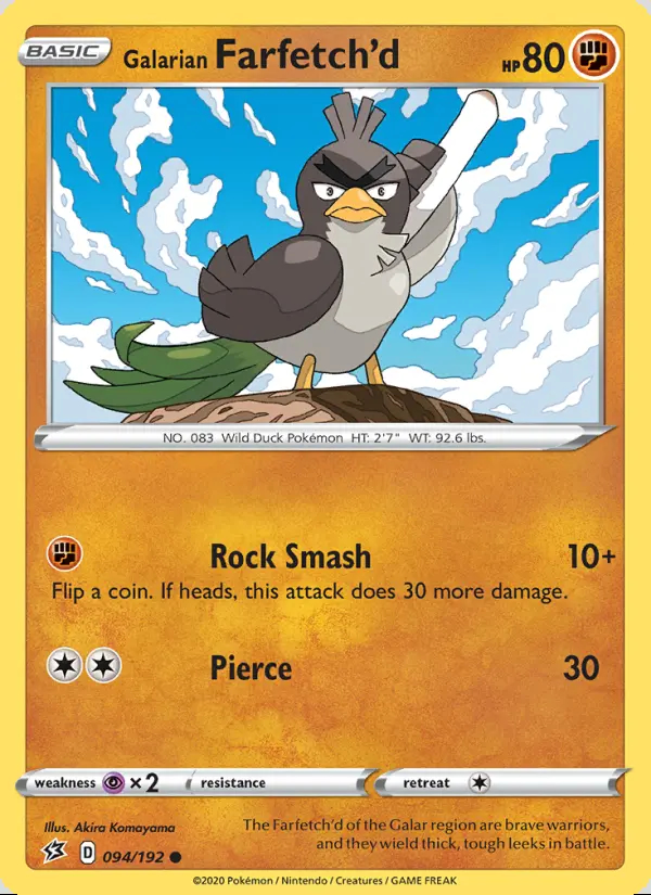 Image of the card Galarian Farfetch'd