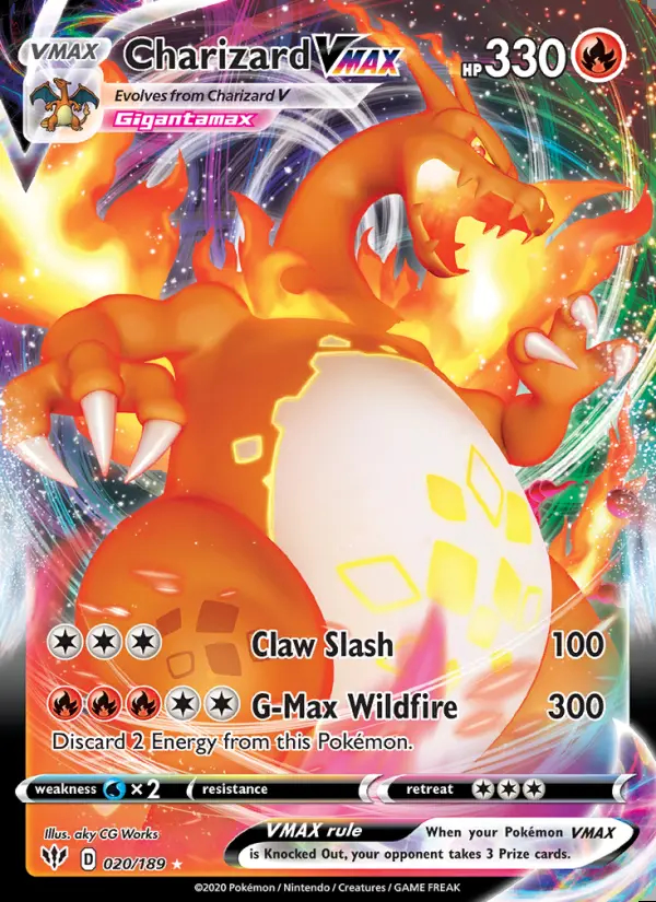 Image of the card Charizard VMAX