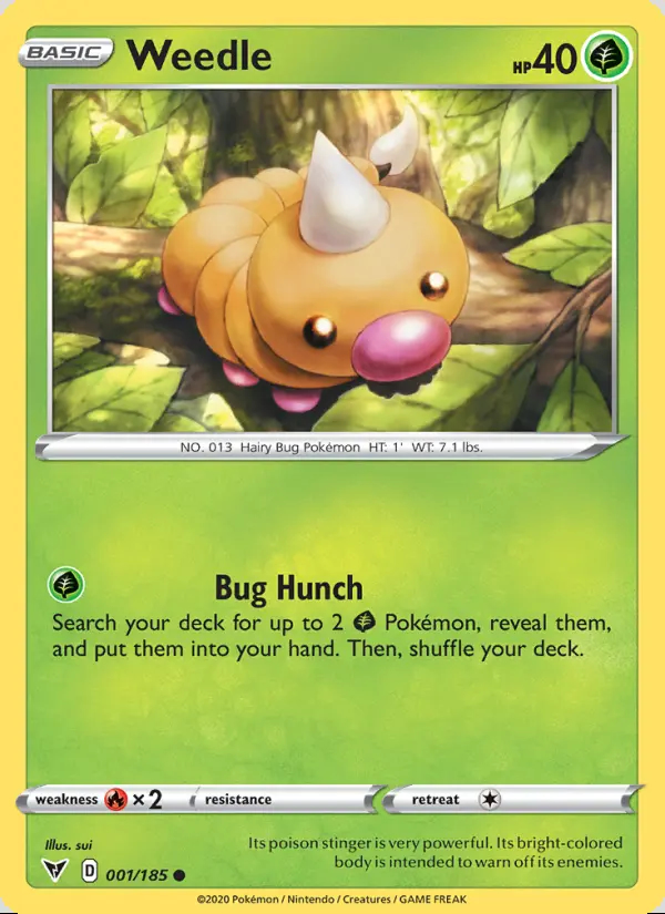 Image of the card Weedle