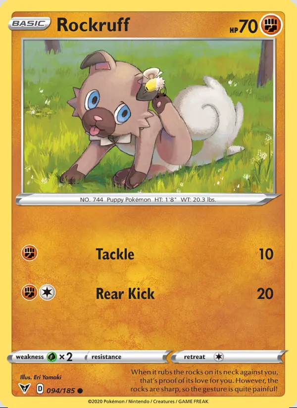 Image of the card Rockruff