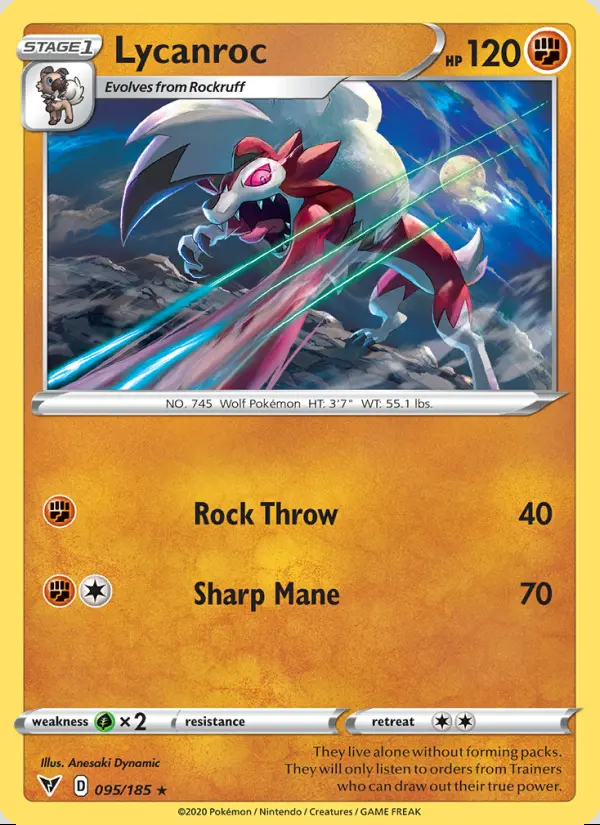 Image of the card Lycanroc