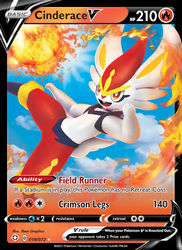 Image of the card Cinderace V