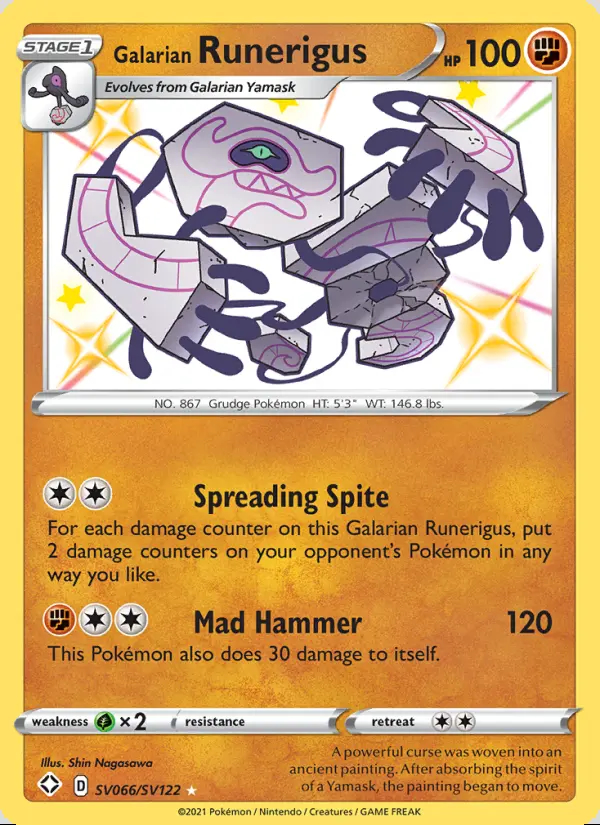 Image of the card Galarian Runerigus