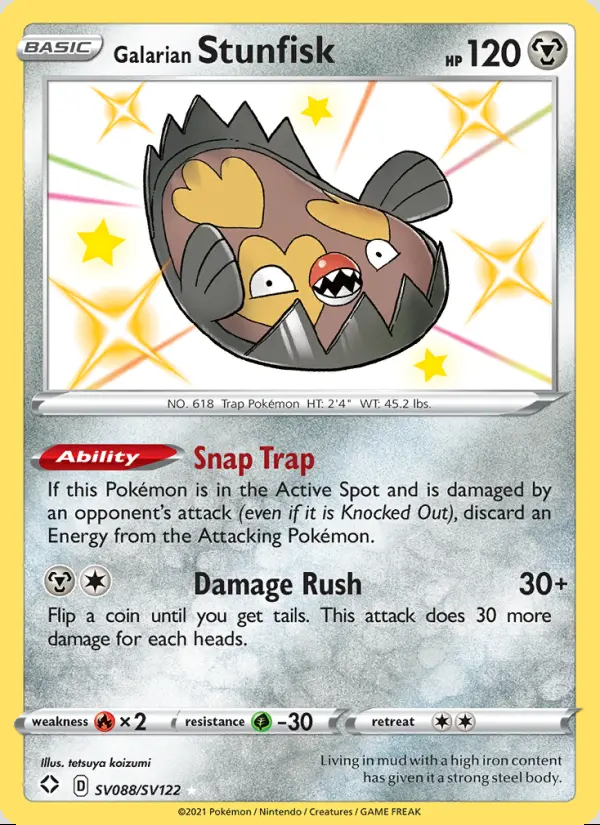 Image of the card Galarian Stunfisk