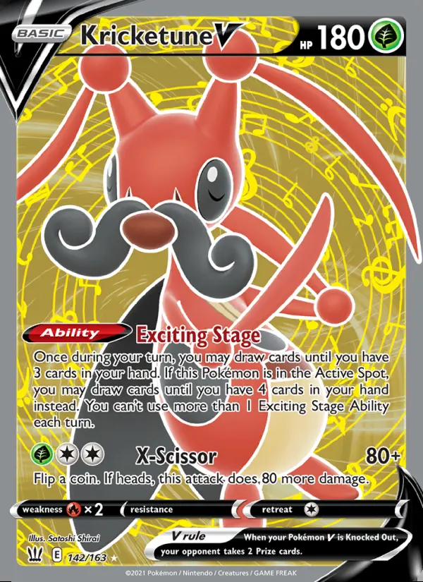 Image of the card Kricketune V