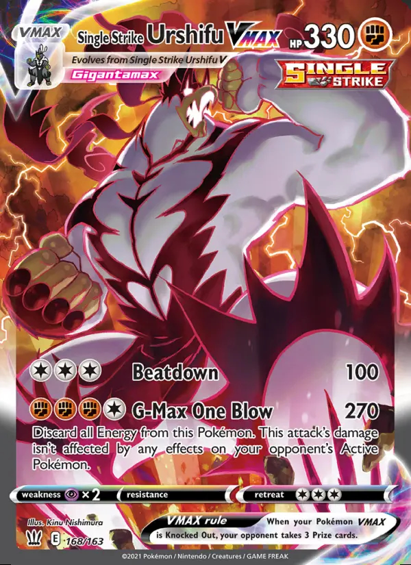 Image of the card Single Strike Urshifu VMAX