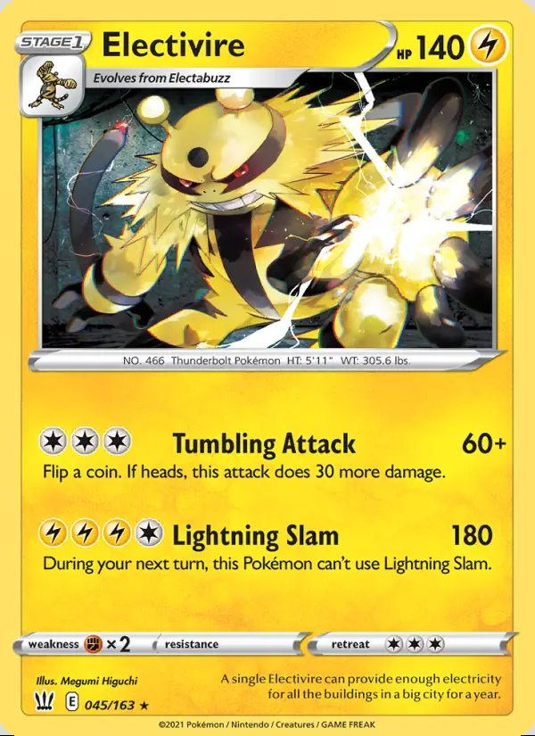 Image of the card Electivire