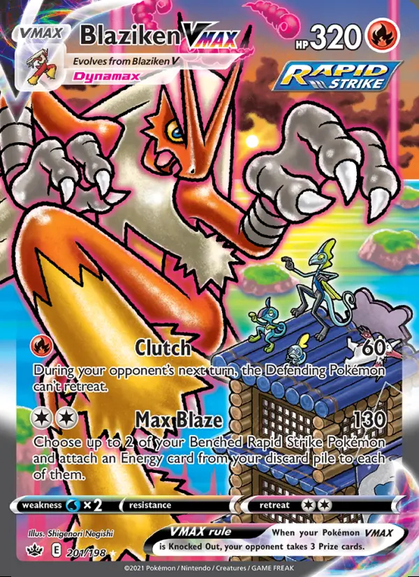 Image of the card Blaziken VMAX