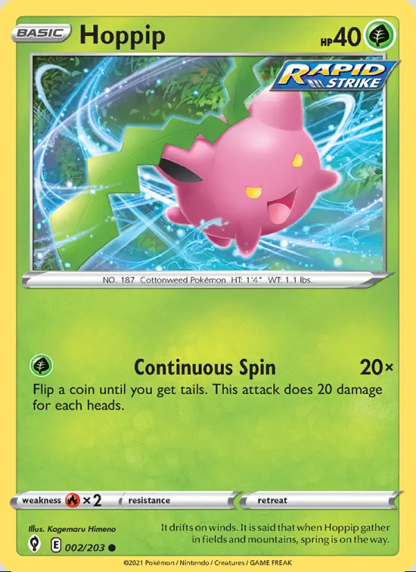 Image of the card Hoppip