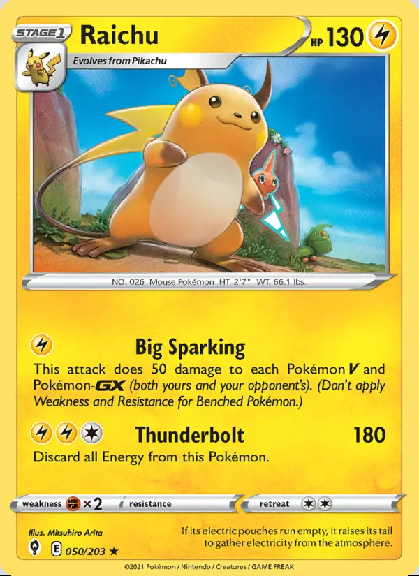 Image of the card Raichu