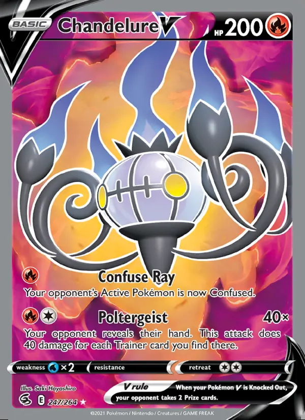 Image of the card Chandelure V