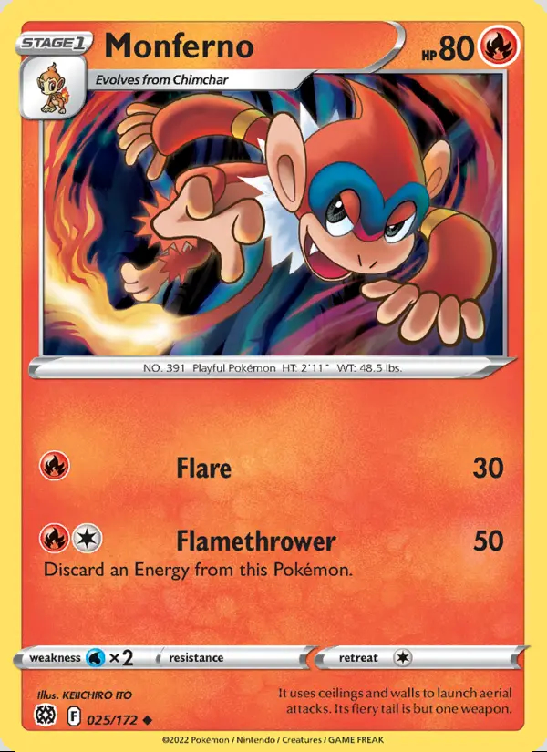 Image of the card Monferno