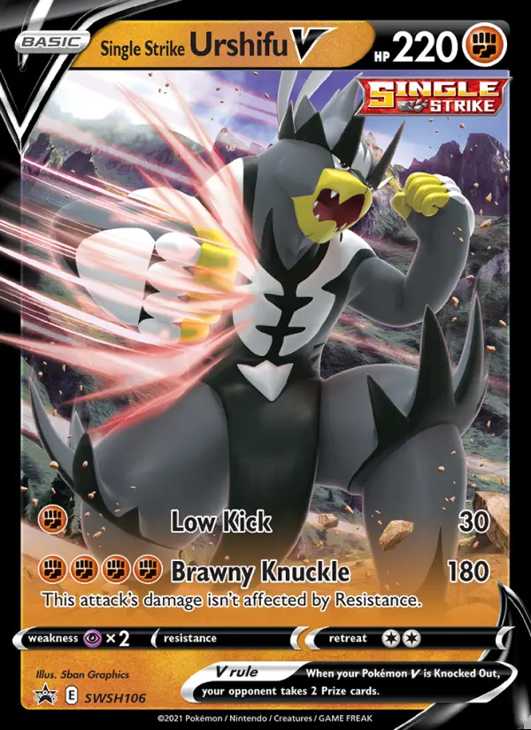 Image of the card Single Strike Urshifu V