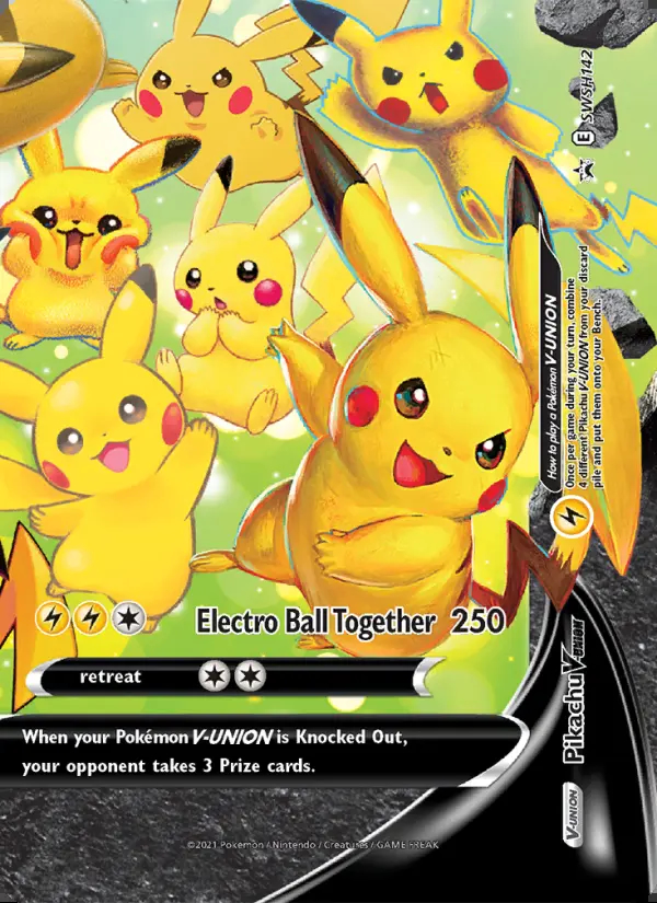 Image of the card Pikachu V-UNION