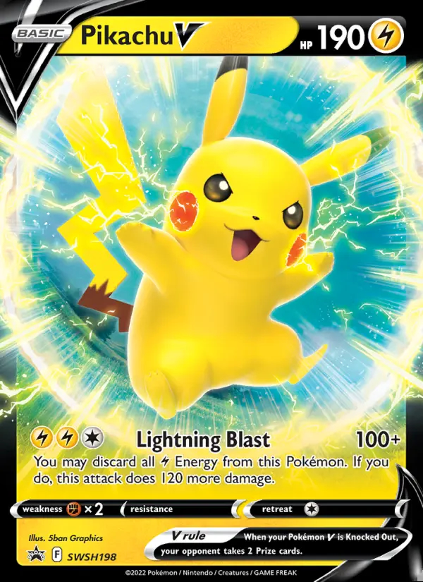 Image of the card Pikachu V